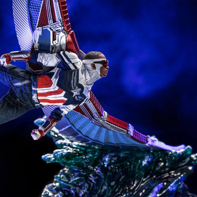 Iron Studios Diorama Series Captain America Sam Wilson 1/10 Deluxe Scale Limited Edition Statue