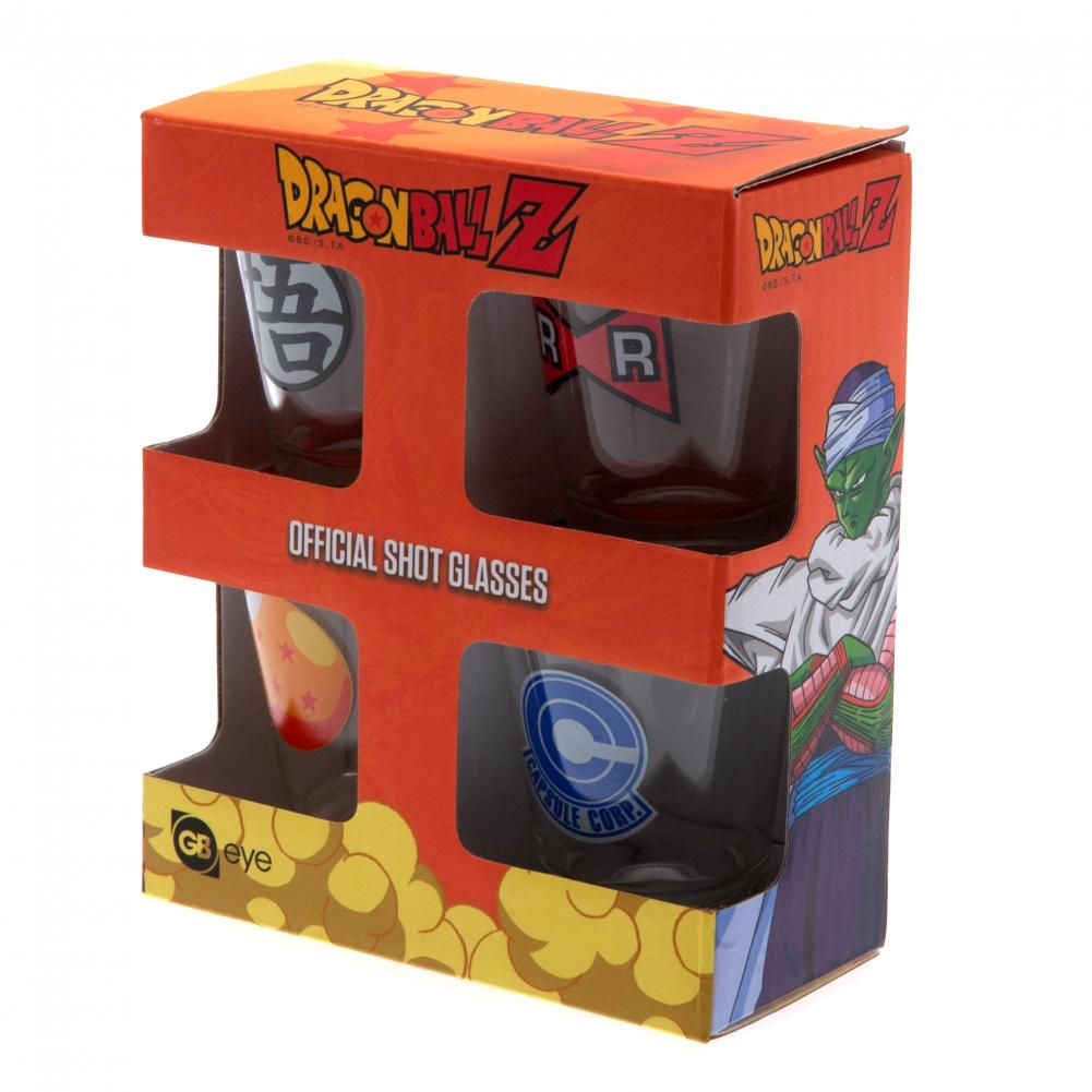 Dragon Ball Z 4pk Shot Glass Set