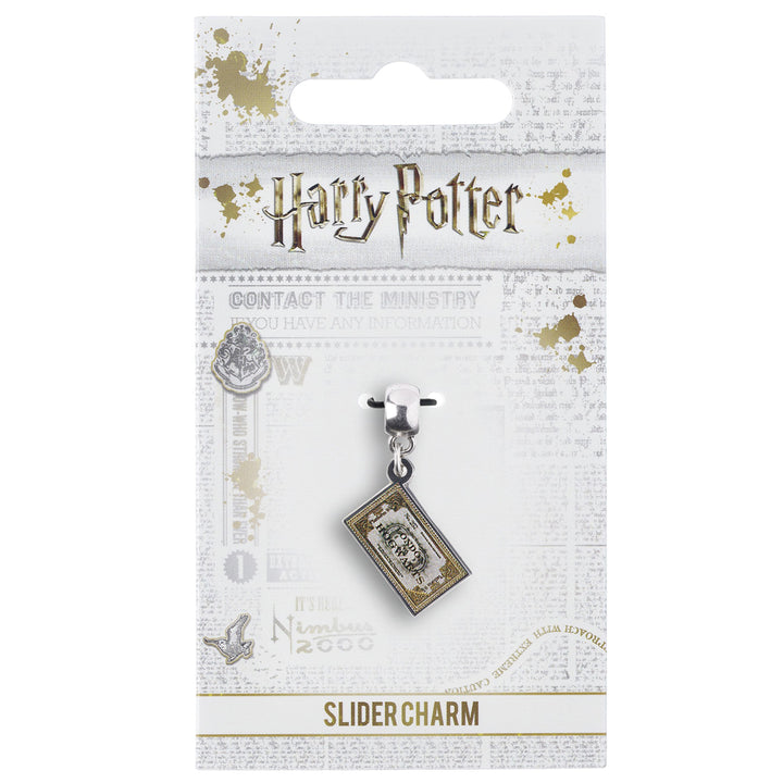 Harry Potter Silver Plated Charm Ticket