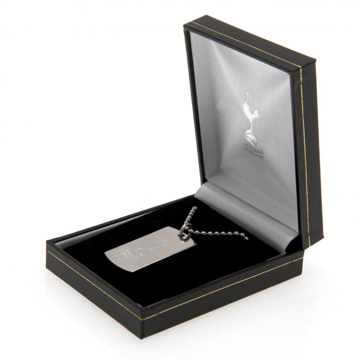 Tottenham Hotspur FC Engraved Dog Tag & Chain