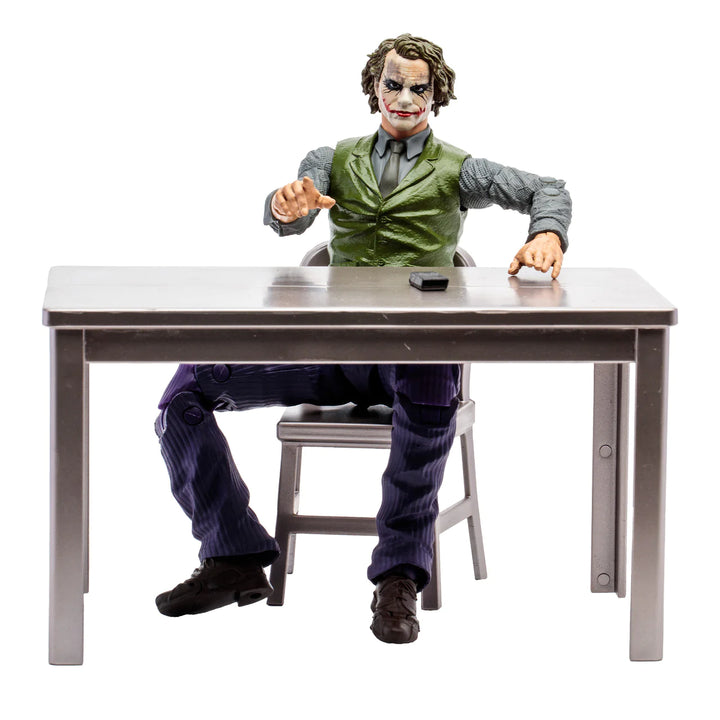 McFarlane The Joker Interrogation Room (The Dark Knight) Gold Label Action Figure Set