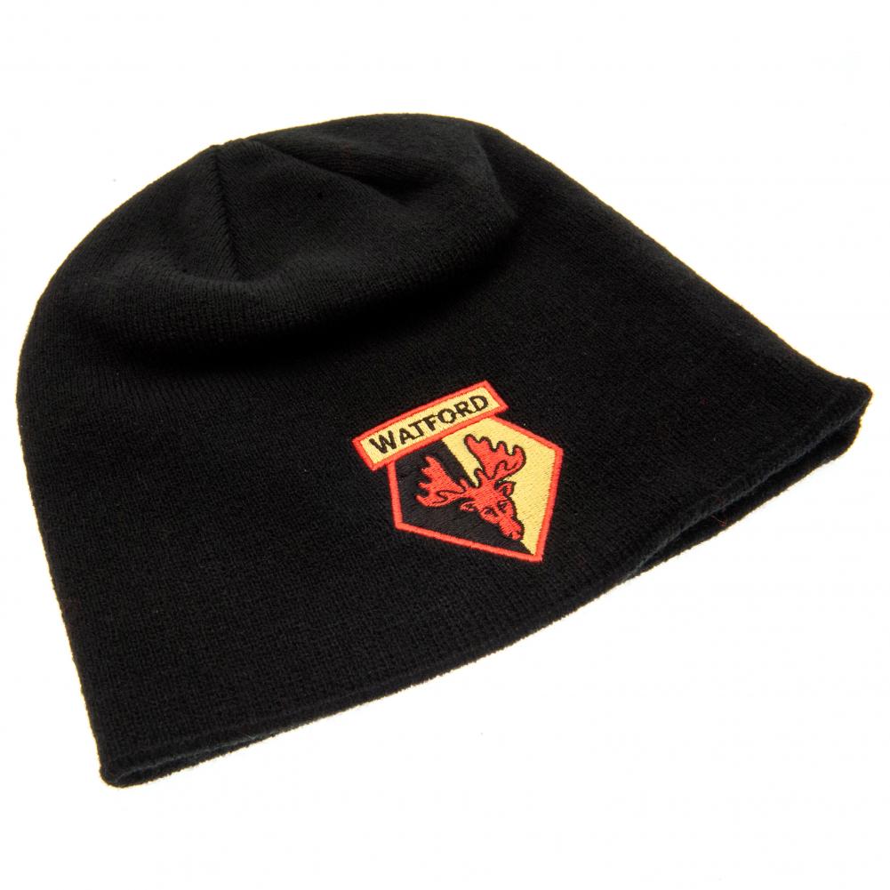 Watford FC Black Beanie