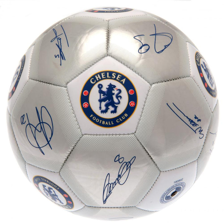 Official Chelsea FC Signature Silver Football