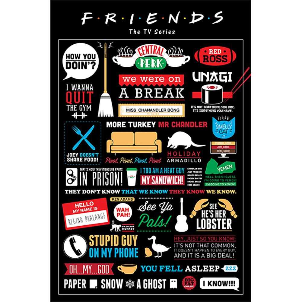 Friends Poster Infographic