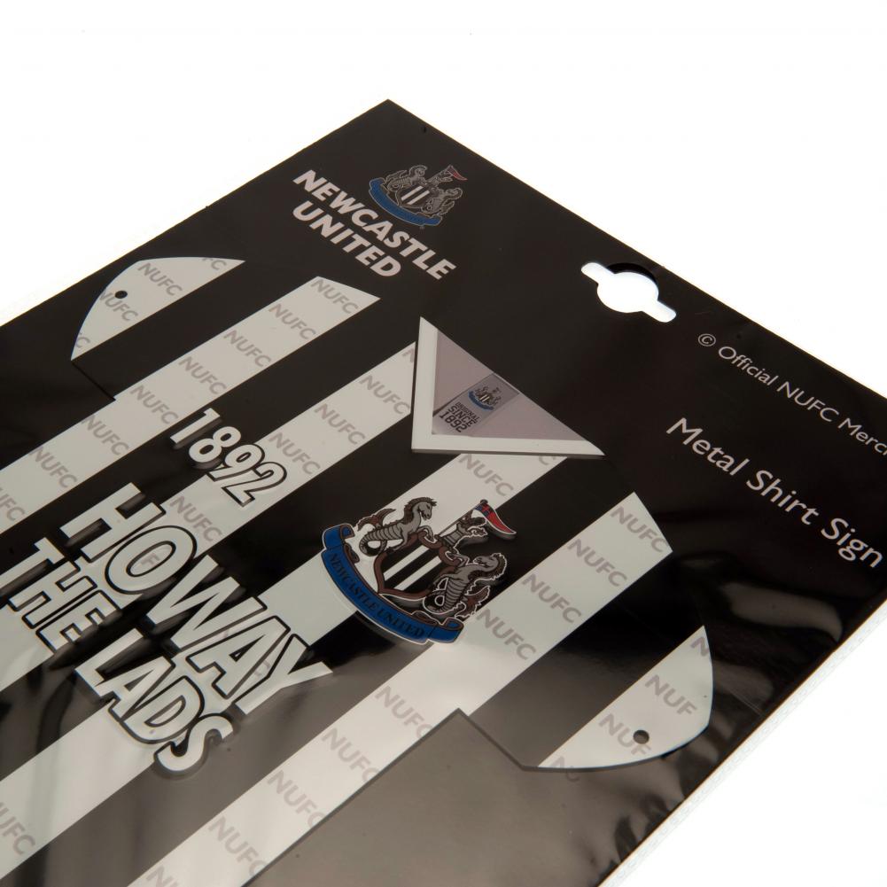 Newcastle United FC Metal Shirt Sign