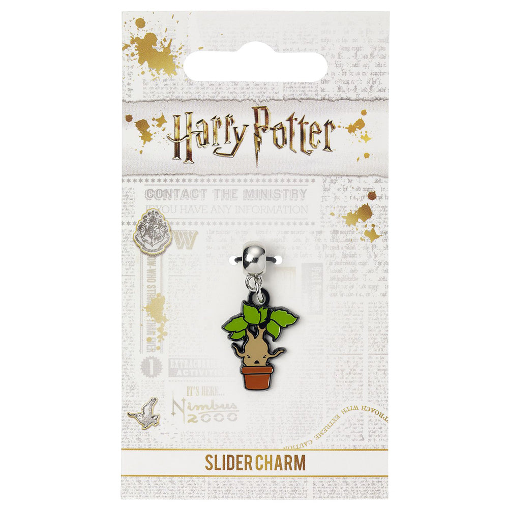 Harry Potter Silver Plated Charm Mandrake