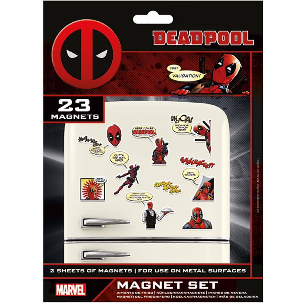 Marvel Deadpool Fridge Magnet Set