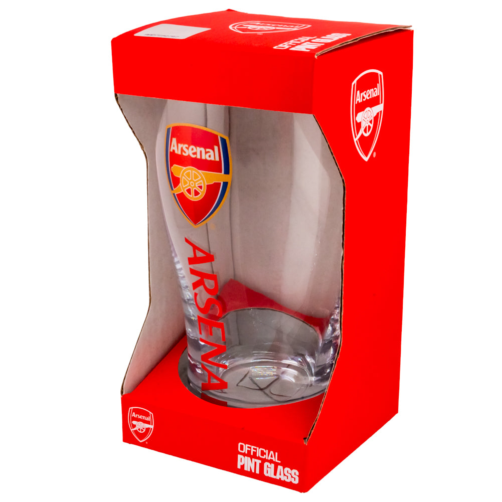 Arsenal FC Tulip Pint Glass