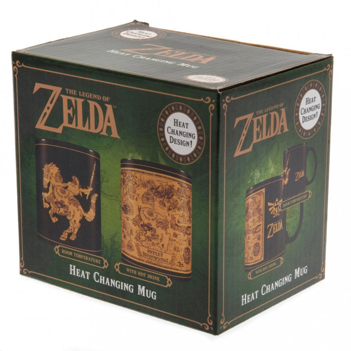 The Legend Of Zelda Heat Changing Mug Map