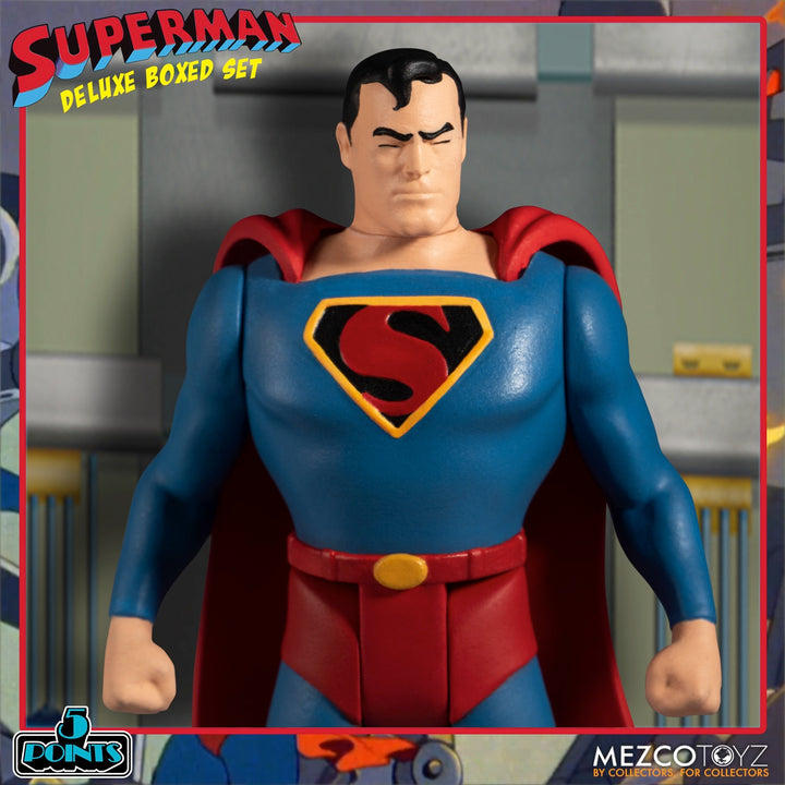 Mezco Superman The Mechanical Monsters (1941) 5 Points Deluxe Boxed Set