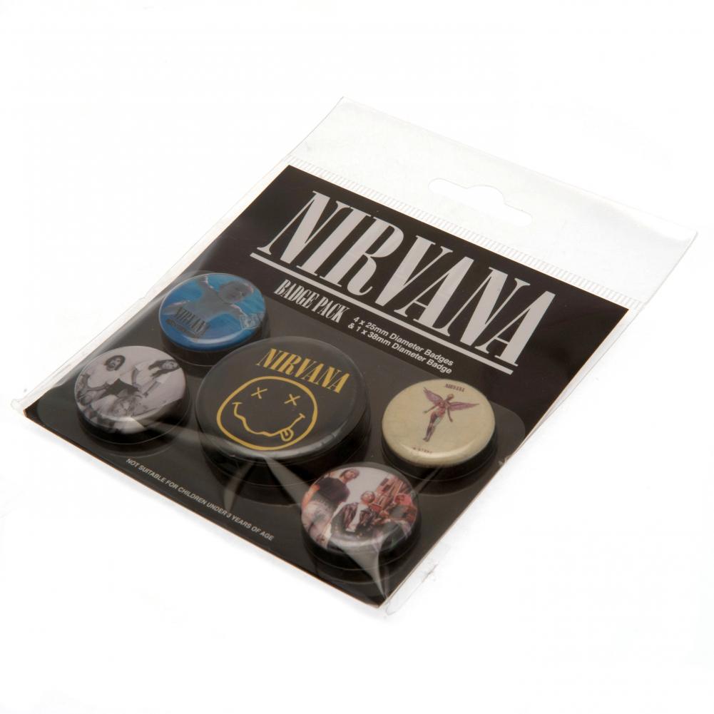 Nirvana Button Badge Set