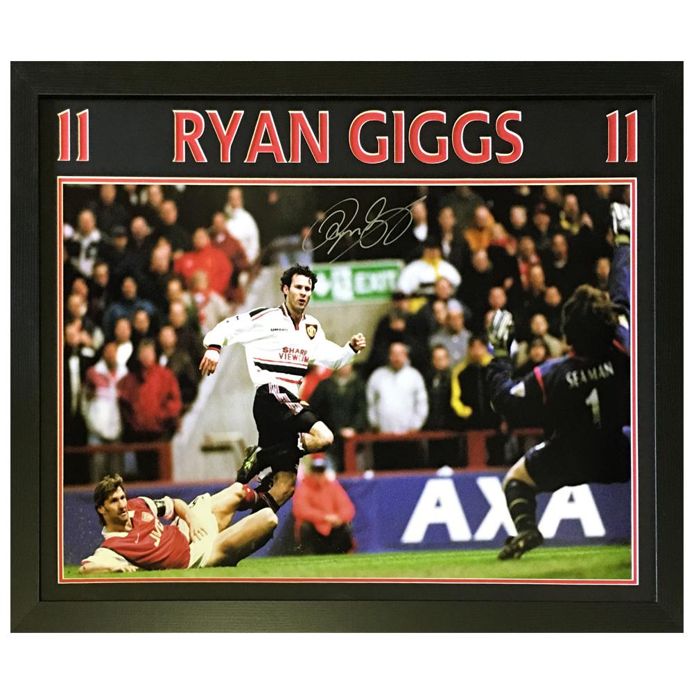 Manchester United Ryan Giggs Signed Framed Print