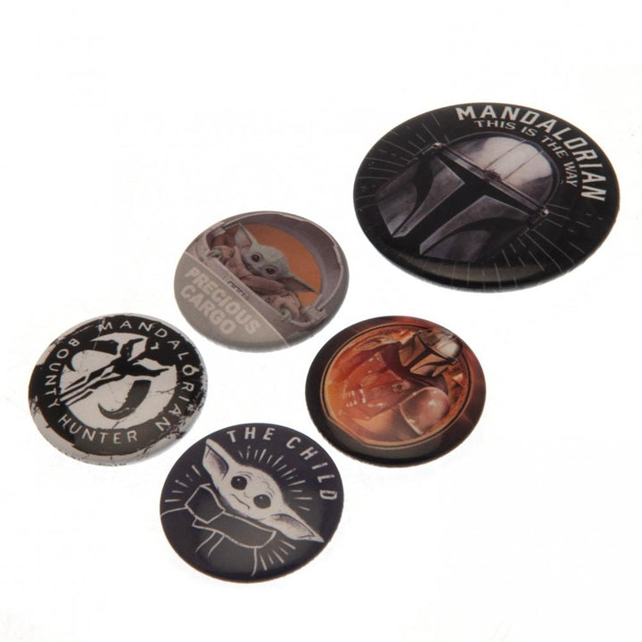 Star Wars: The Mandalorian Button Badge Set