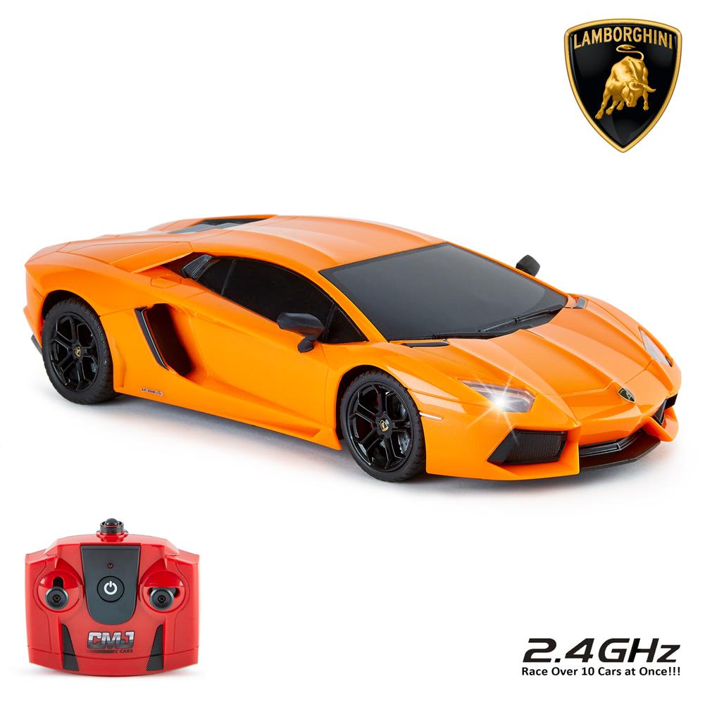 Lamborghini Aventador Radio Controlled Car 1:18 Scale Orange