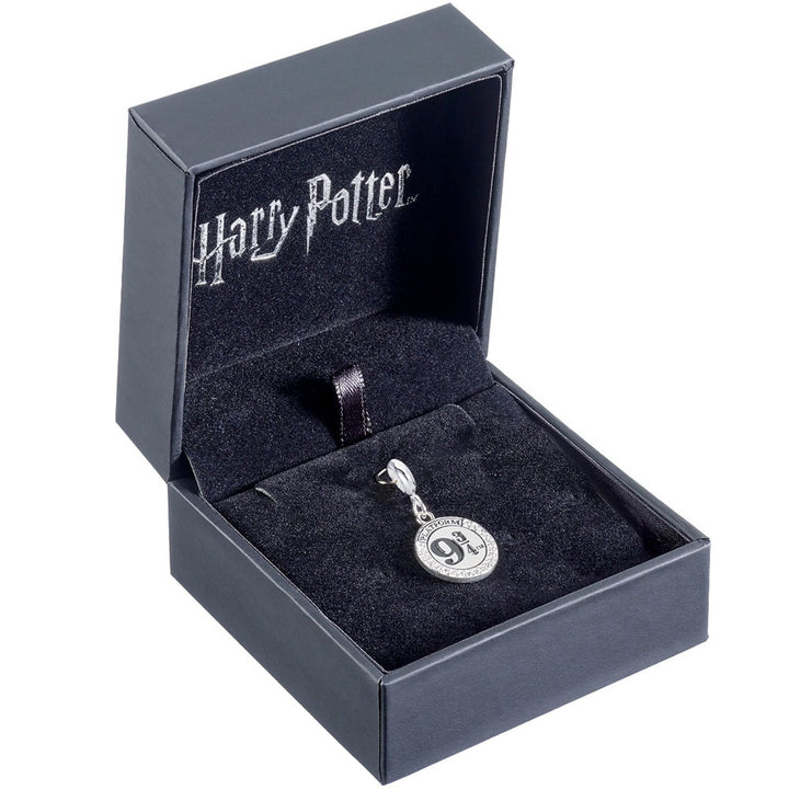 Harry Potter Sterling Silver Crystal Charm 9 & 3 Quarters