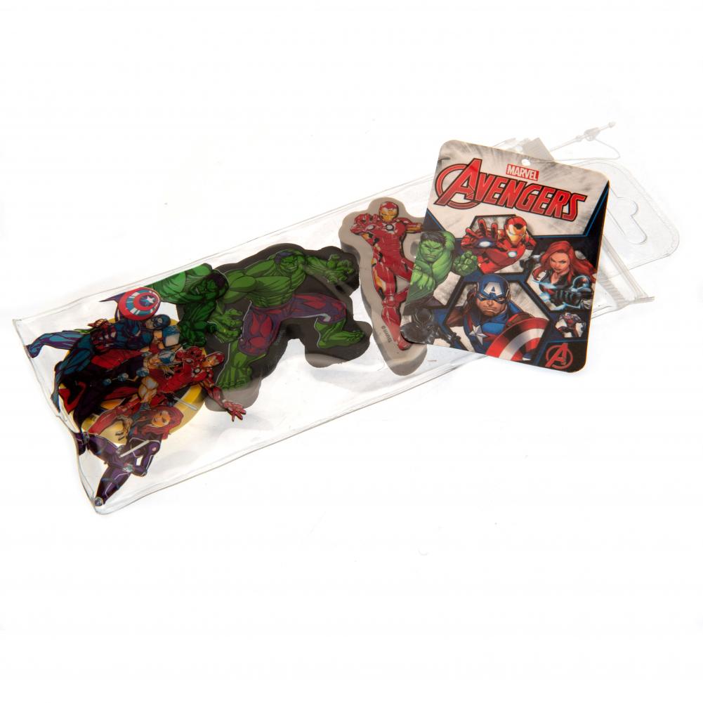 Marvel Comics 4pk Eraser Set