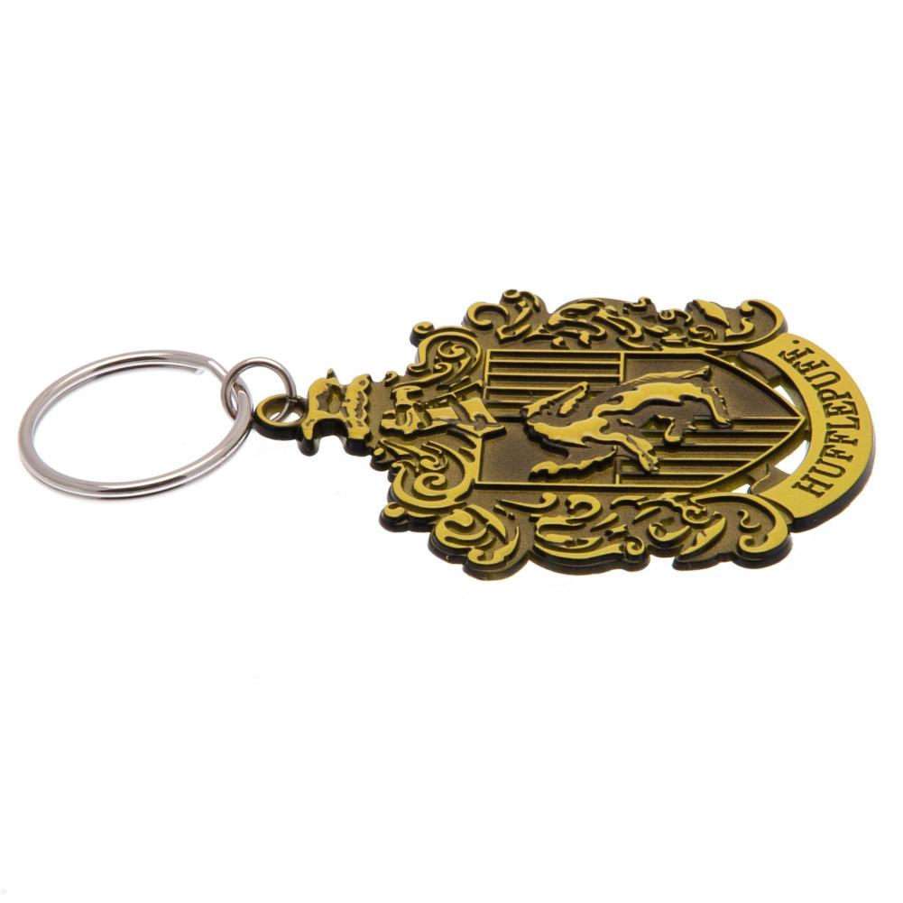 Harry Potter Debossed Metal Keyring Hufflepuff