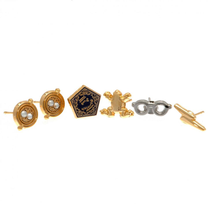 Harry Potter Gold Plated Earring Set