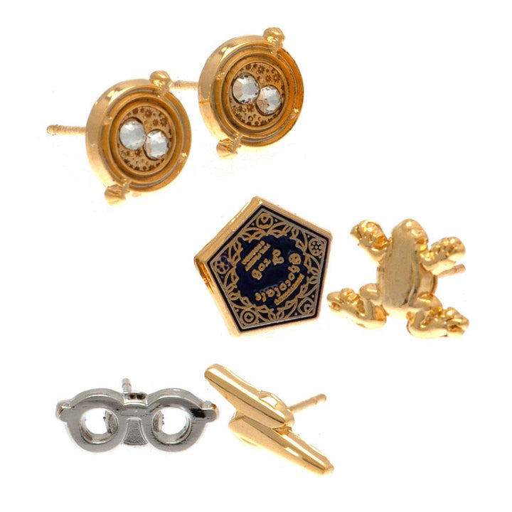 Harry Potter Gold Plated Earring Set