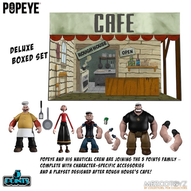 Popeye 5 Points 4 Figures Box Set