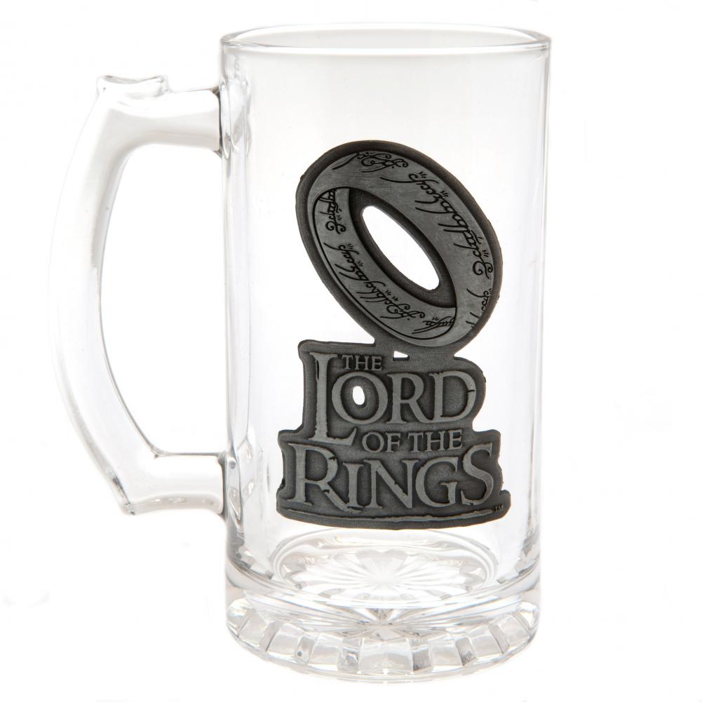 The Lord Of The Rings Glass Tankard Logo