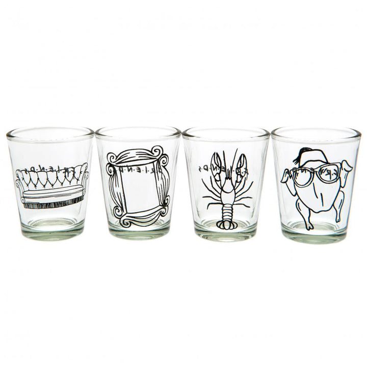 Friends 4pk Shot Glass Set