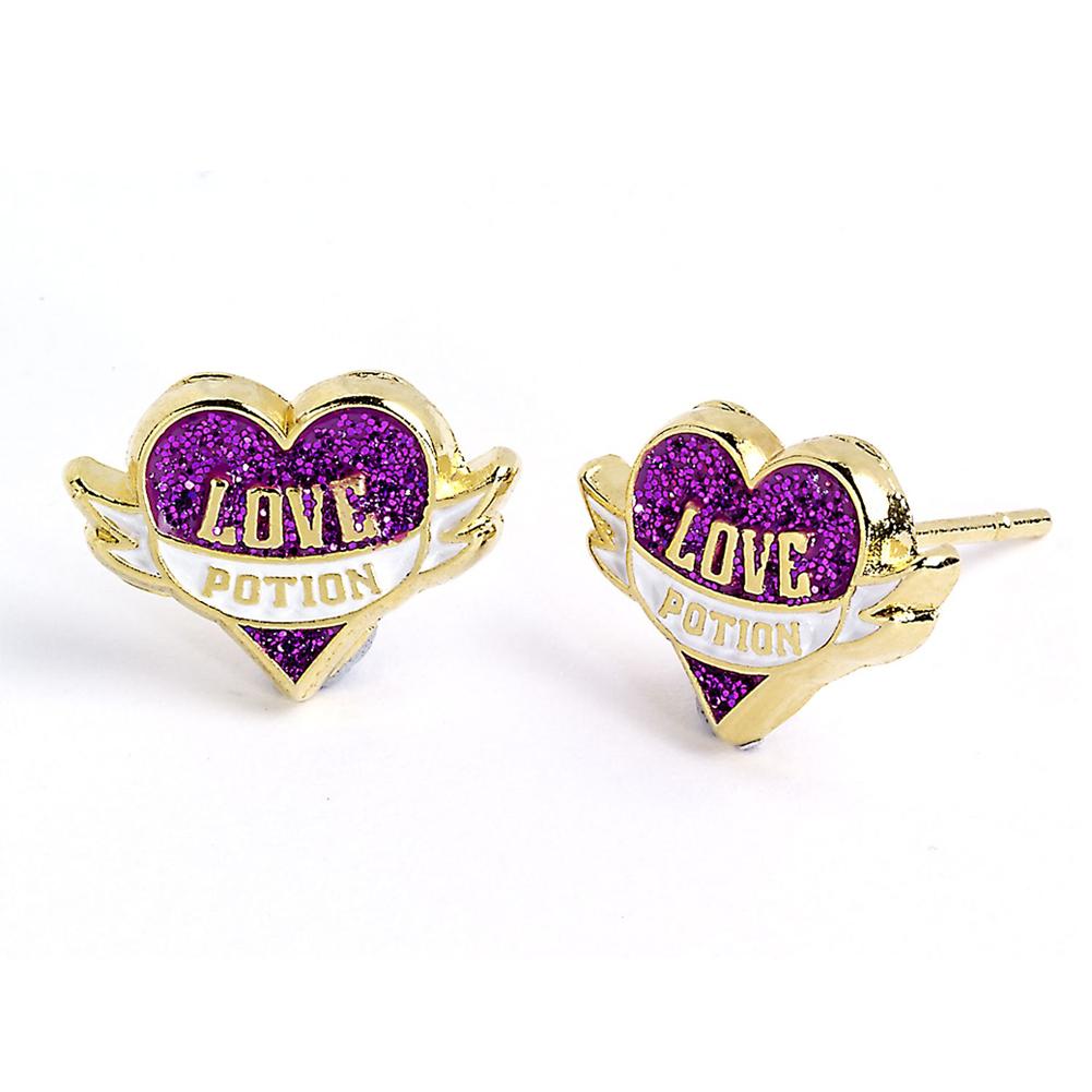 Harry Potter Gold Plated Earrings Love Potion