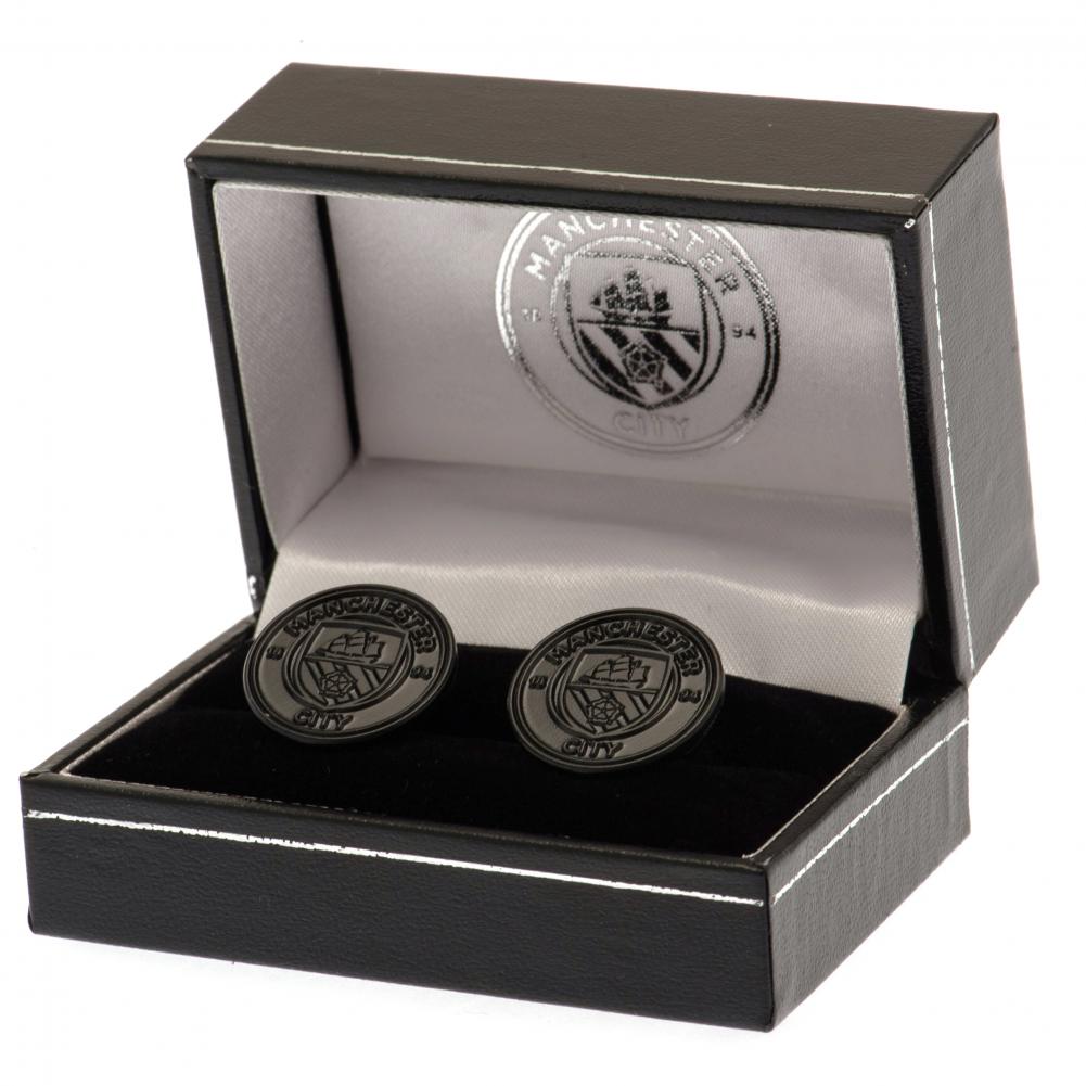 Manchester City FC Black Cufflinks