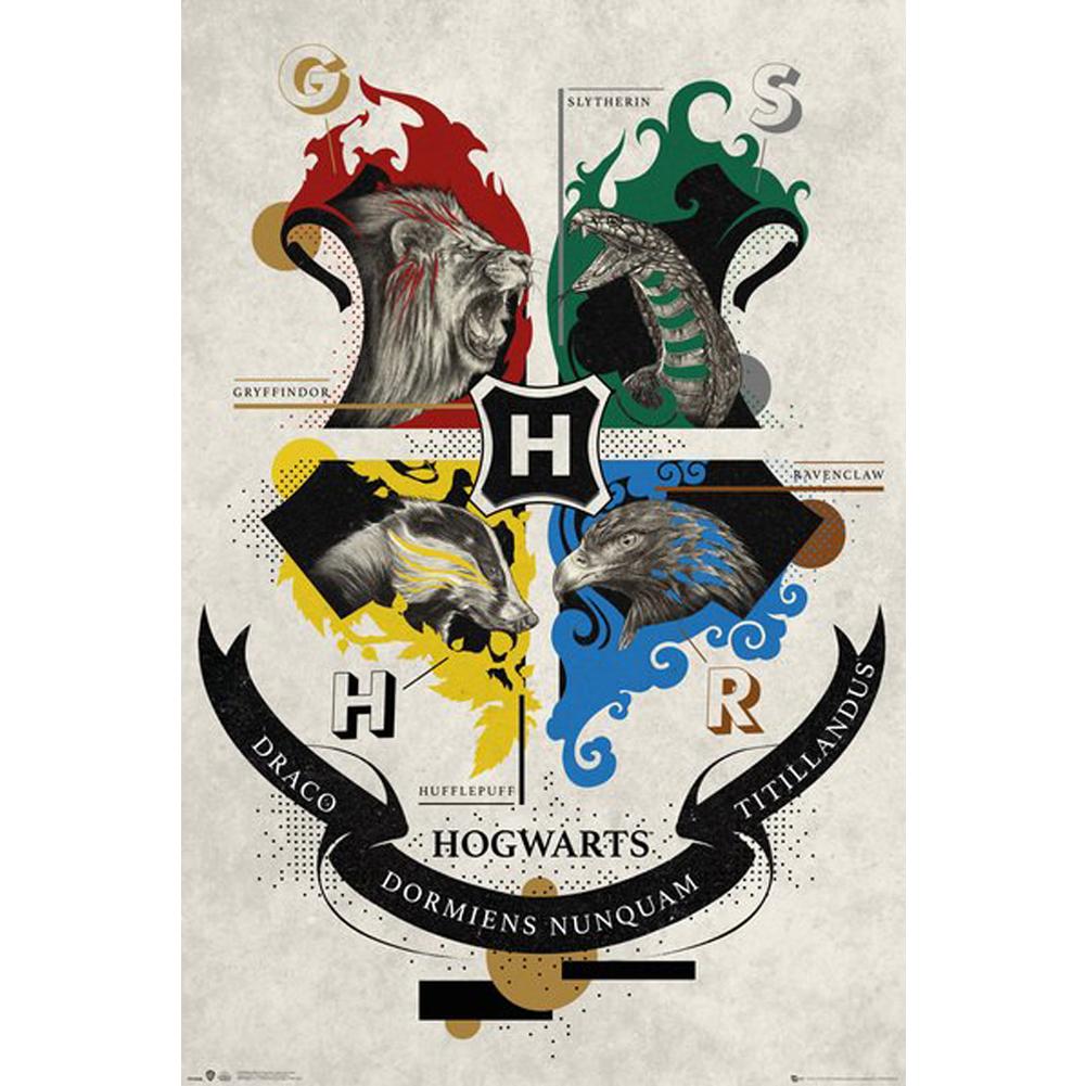 Harry Potter Poster Animal Crest