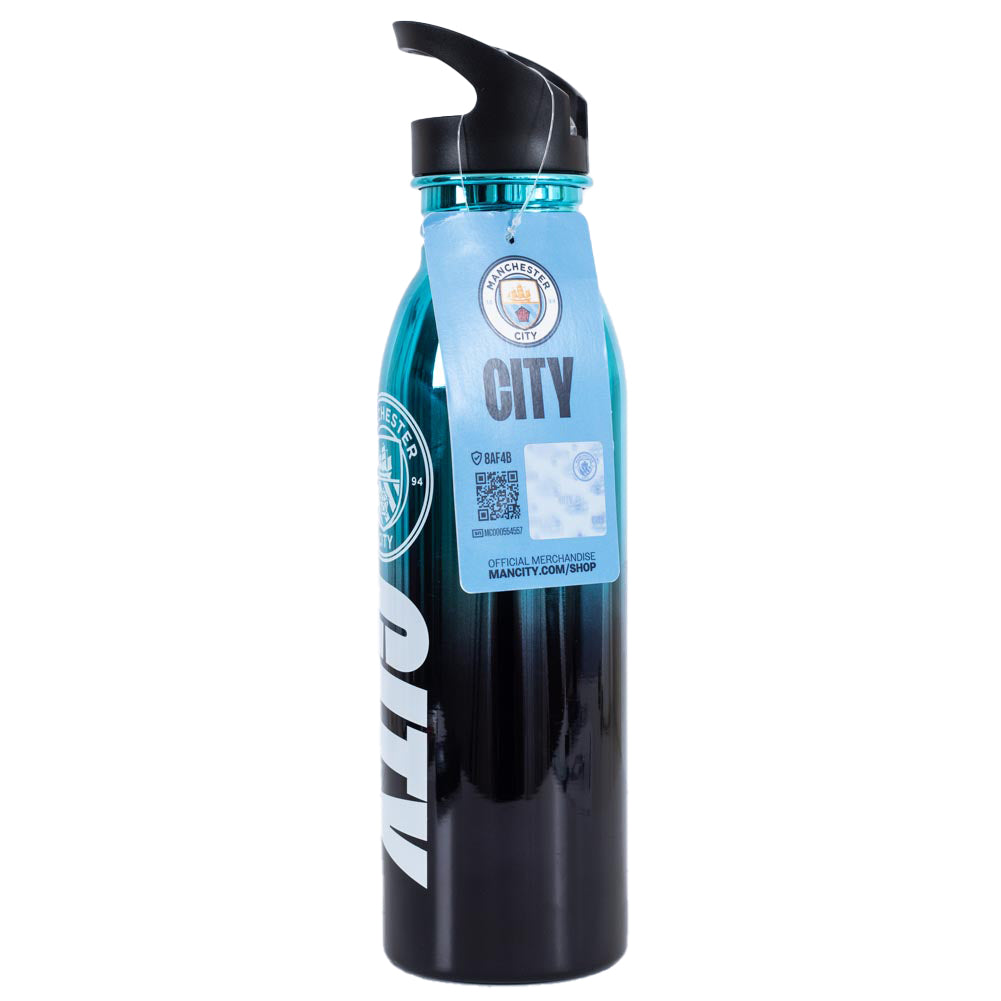 Manchester City FC Metallic Drinks Bottle