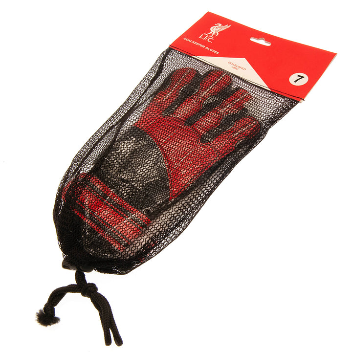 Liverpool FC Goalkeeper Gloves : Size - Youths