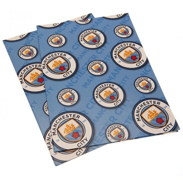 Manchester City FC Crest Gift Wrap