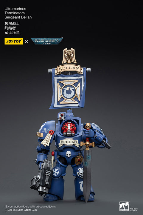 Warhammer 40K 1/18 Scale Ultramarines Terminators Sergeant Bellan