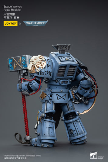 Warhammer 40K 1/18 Scale Space Wolves Arjac Rockfist