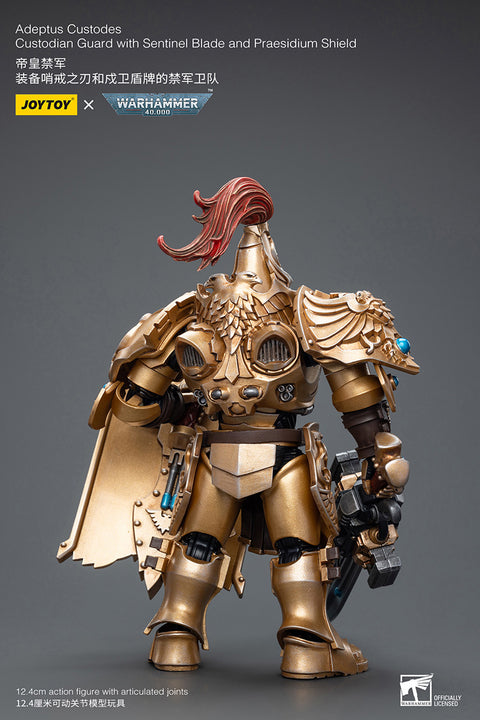 Warhammer 40K 1/18 Scale Adeptus Custodes Custodian Guard with Sentinel Blade and Praesidium Shield