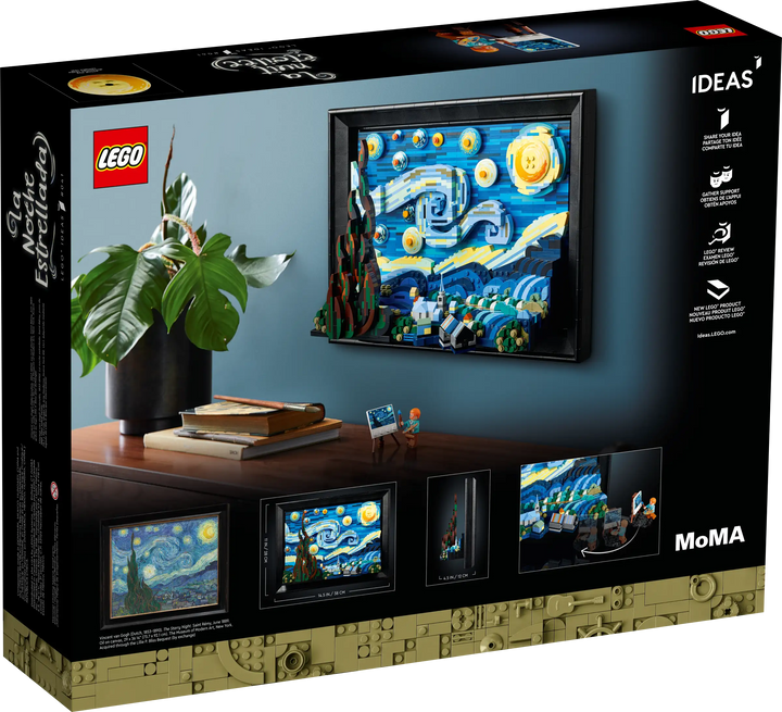 LEGO 21333 Ideas Vincent Van Gogh The Starry Night Set