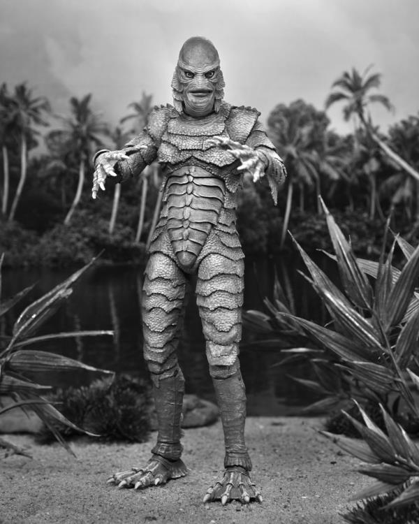 NECA Universal Monsters Ultimate Creature from the Black Lagoon (Black & White) 7" Action Figure