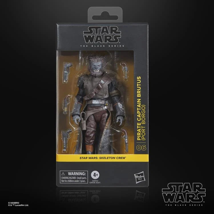 Star Wars The Black Series Skeleton Crew Pirate Captain Brutus (Port Borgo) 6" Action Figure