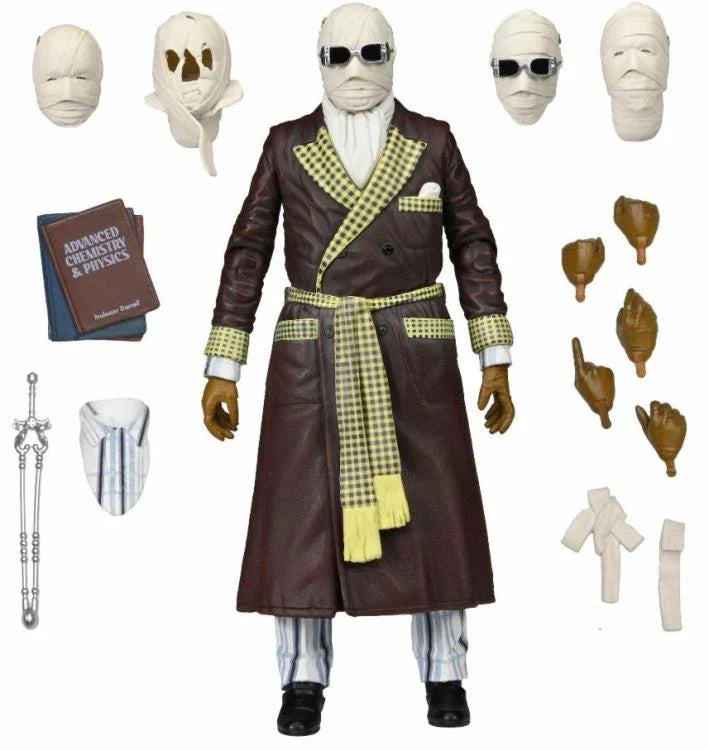 NECA Universal Monsters Ultimate Invisible Man "Kemp House" (Color Version) 7" Action Figure