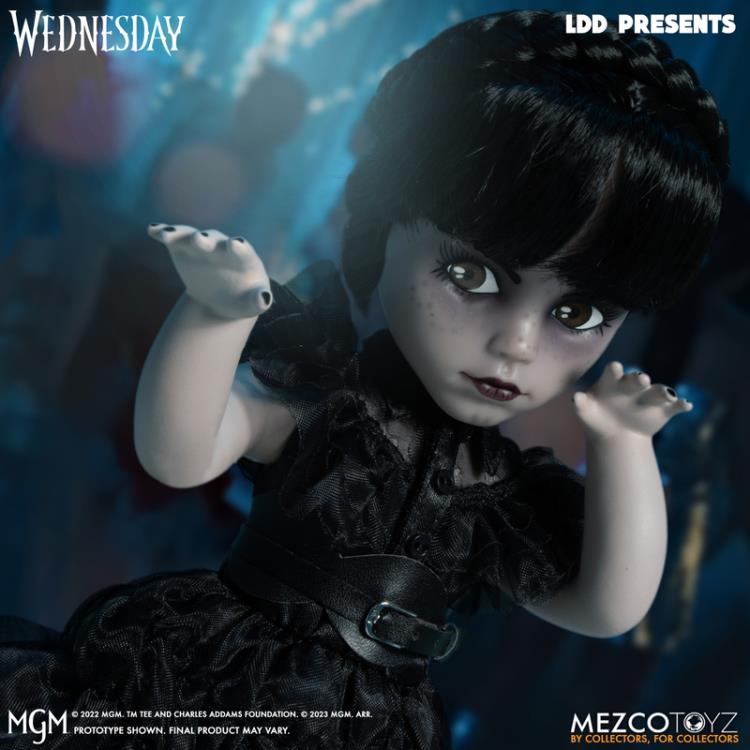 Mezco Living Dead Dolls Addams Family Wednesday Addams (Dancing)