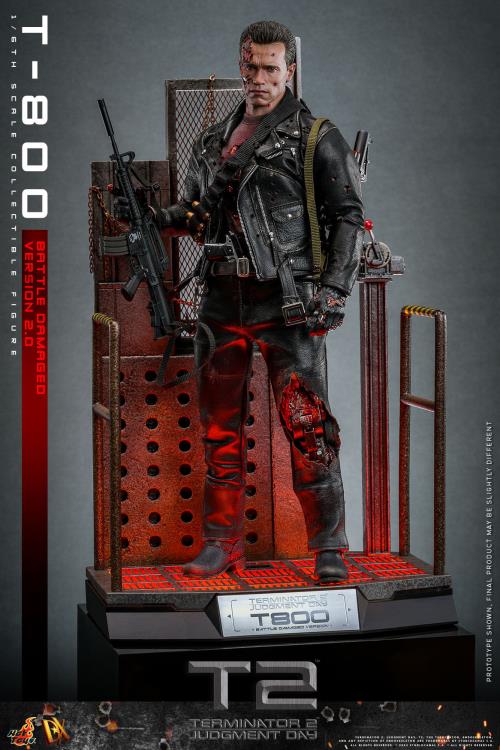 Hot Toys Terminator 2: Judgement Day DX46 T-800 (Battle Damaged Version 2.0) 1/6th Scale Figure