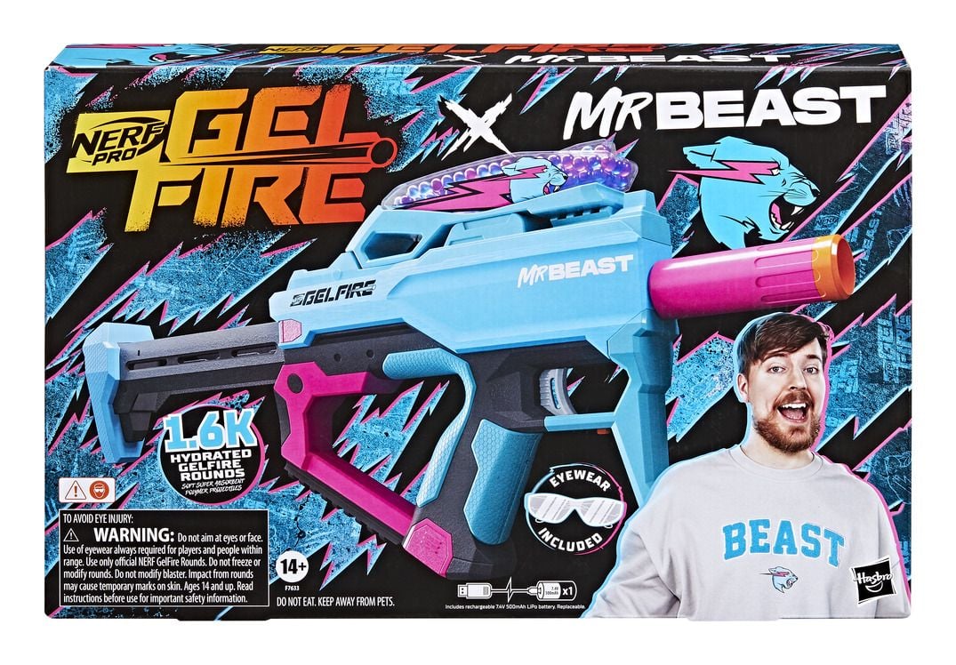 Nerf Pro Gelfire MrBeast Blaster