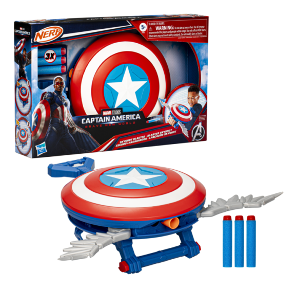 Marvel Studios Captain America Brave New World Nerf Skyshot Blaster