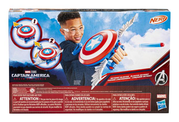 Marvel Studios Captain America Brave New World Nerf Skyshot Blaster