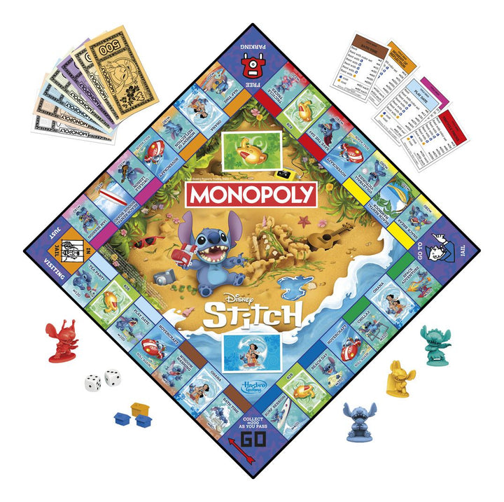 Monopoly Stitch Edition Board Game