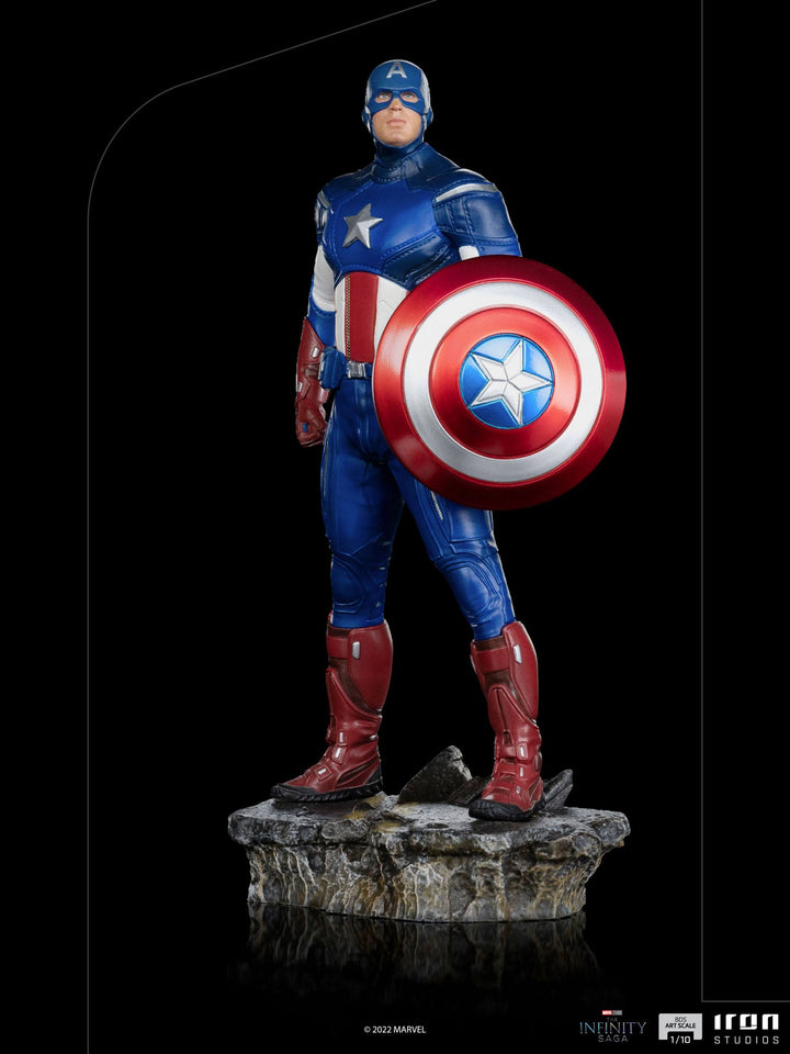 Iron Studios Marvel Avengers The Infinity Saga 1/10 Art Scale Statue Captain America Battle Of New York