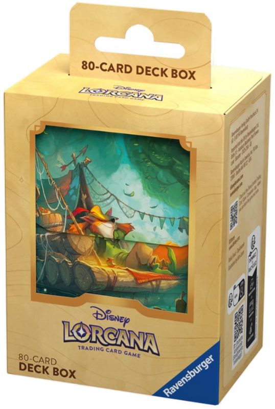 Disney Lorcana Trading Card Game Into The Inklands Deck Box - Robin Hood