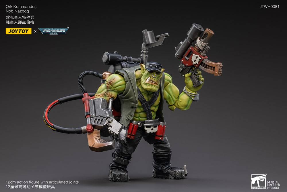 Warhammer 40K 1/18 Scale Ork Kommandos Nob Nazbog