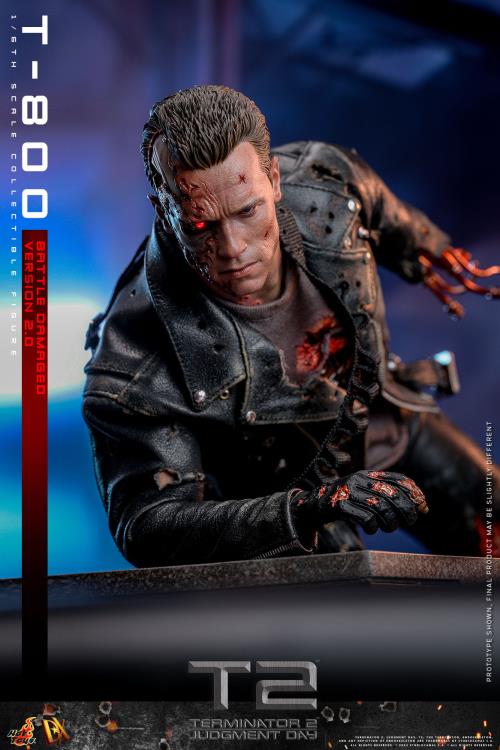 Hot Toys Terminator 2: Judgement Day DX46 T-800 (Battle Damaged Version 2.0) 1/6th Scale Figure