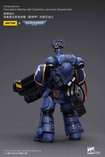 Warhammer 40K 1/18 Scale Ultramarines Desolation Marine with Castellan Launcher (Superfrag)